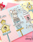 Honey Bee Stamps - Clear Stamps - Get Well Soon