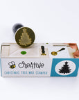 Honey Bee Stamps - Bee Creative Wax Stamper - Christmas Tree