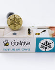 Honey Bee Stamps - Bee Creative Wax Stamper - Snowflake