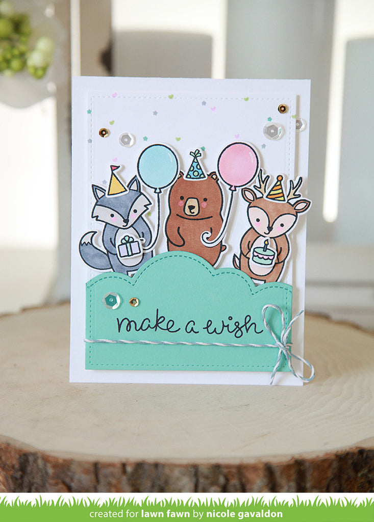 Lawn Fawn - Clear Stamps - Party Animal