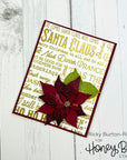Honey Bee Stamps - Honey Cuts - Lovely Layers: Poinsettia