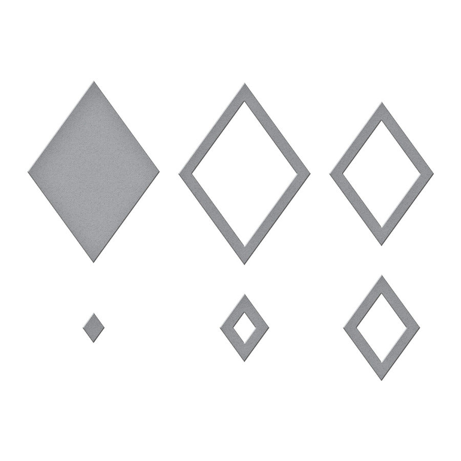 Spellbinders - Color Block Mini Shapes Collection - Dies - Color Block Mini Diamonds