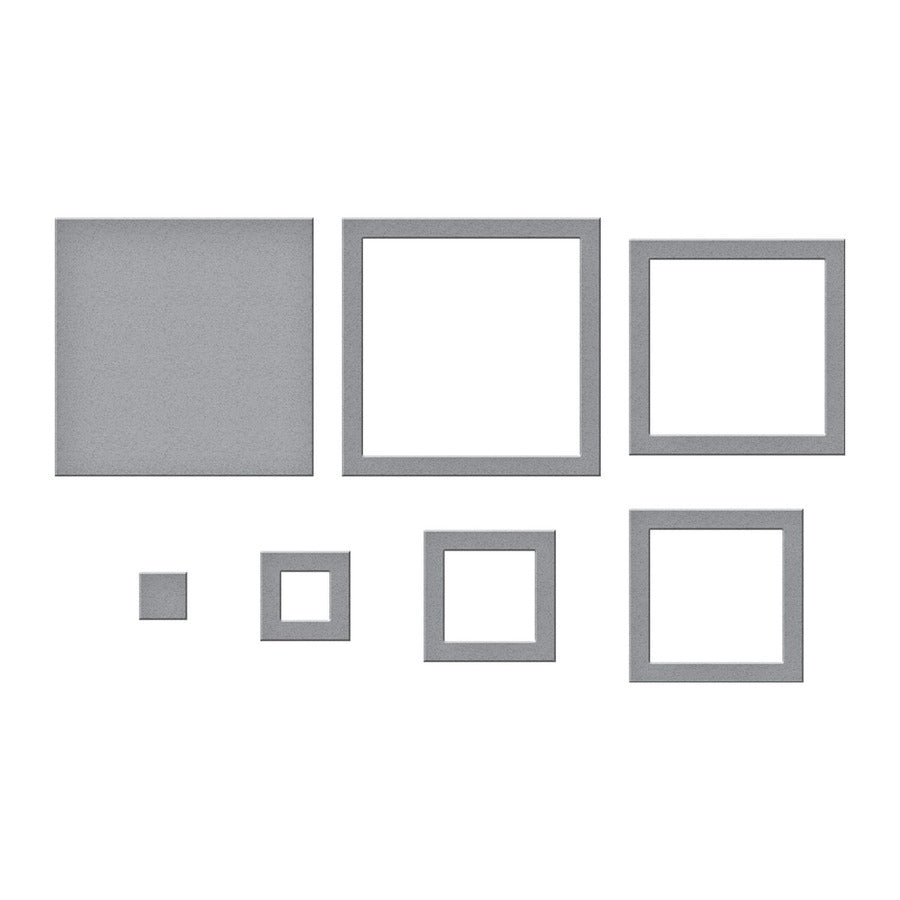 Spellbinders - Color Block Mini Shapes Collection - Dies - Color Block Mini Squares