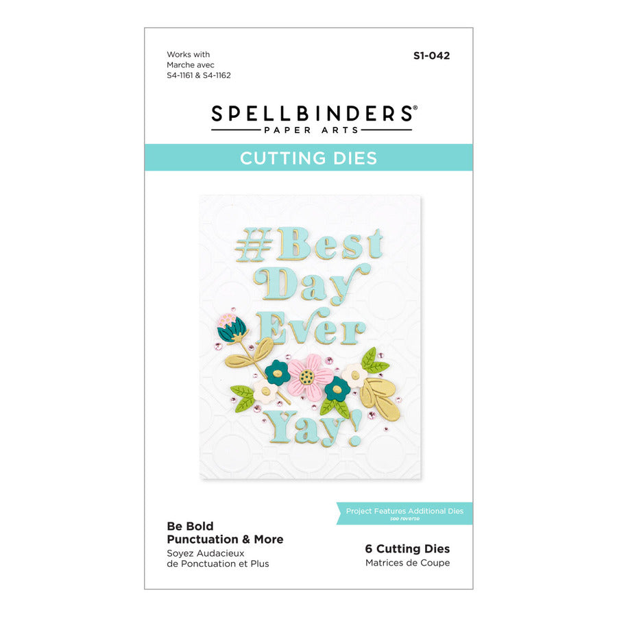 Spellbinders - Be Bold Collection - Dies - Be Bold Punctuation & More