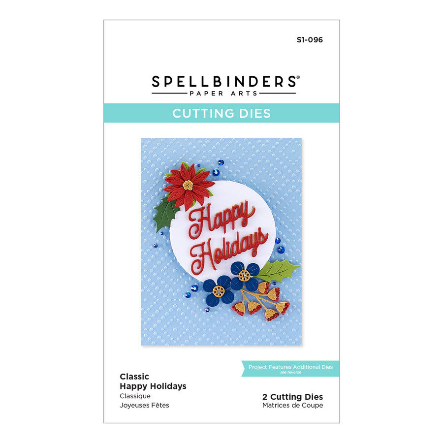 Spellbinders - Gnome for Christmas Collection - Dies - Classic Happy Holidays