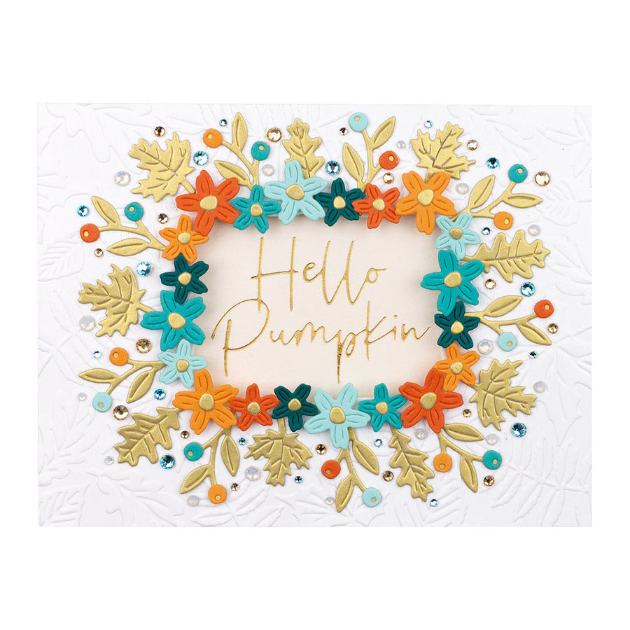 Spellbinders - Fall Traditions Collection - Dies - Mini Fall Blooms