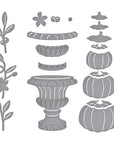 Spellbinders - Fall Traditions Collection - Dies - Open House Pumpkin Topiary