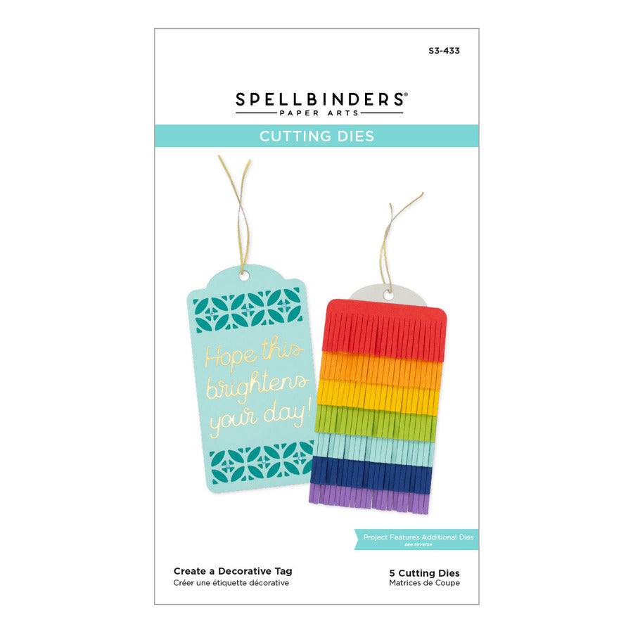 Spellbinders - Inspired Basics Collection - Dies - Create a Decorative Tag