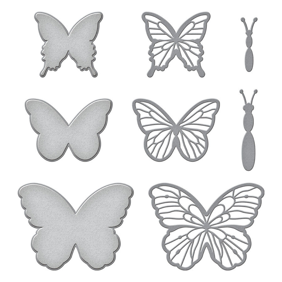 Spellbinders - Bibi's Butterflies Collection - Dies - Delicate Butterflies