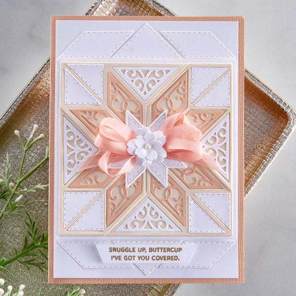 Spellbinders - Home Sweet Quilt Collection - Dies - Filigree Eight Point Star
