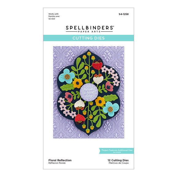 Spellbinders - Floral Reflection Collection - Dies - Floral Reflection