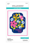 Spellbinders - Four Petal Collection - Dies - Four Petal Thank You Floral