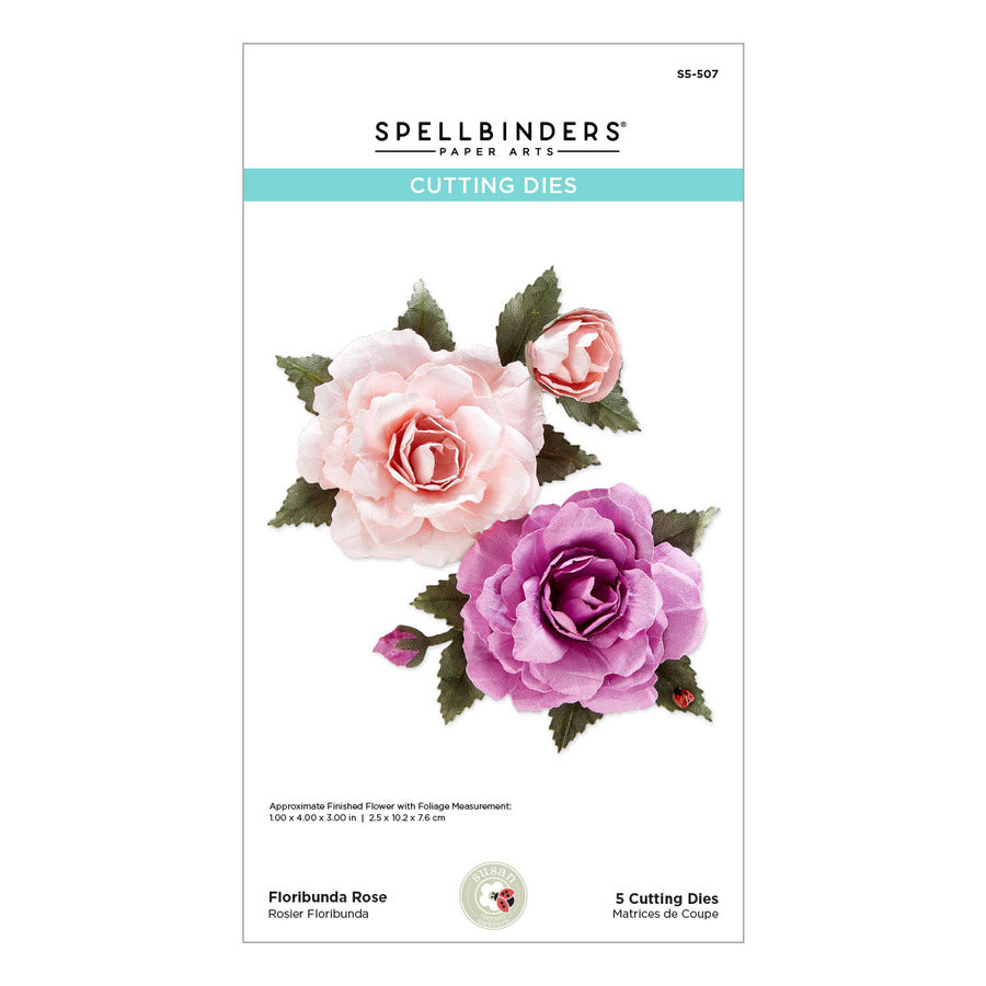 Spellbinders - Through the Garden Gate Collection - Dies - Floribunda Rose
