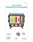 Spellbinders - 3D Vignette Collection - Dies - 3D Vignette Retro Television