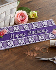 Spellbinders - Spring into Stitching Collection - Dies - Stitched Kaleidoscope Strip