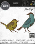 Sizzix - Tim Holtz - Thinlits Dies - Feathered Friends