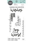 Sizzix - Clear Stamps - Festive Sentiments #1