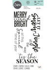Sizzix - Clear Stamps - Festive Sentiments #2