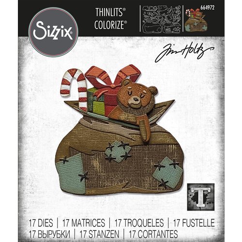 Sizzix - Tim Holtz - Thinlits Dies - Toyland, Colorize
