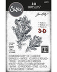 Sizzix - Tim Holtz - 3-D Impresslits Embossing Folder - Oak Leaf