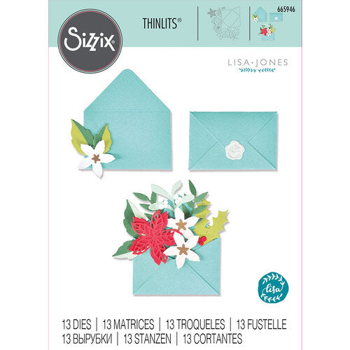 Sizzix - Thinlits Dies - Festive Envelope