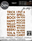 Sizzix - Tim Holtz - Thinlits Dies - Bold Text Halloween