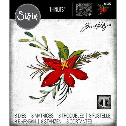 Sizzix - Tim Holtz - Thinlits Dies - Holiday Brushstroke #3
