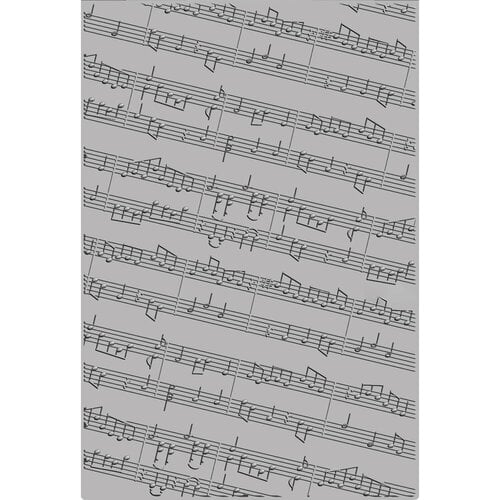 Sizzix - 3-D Textured Impressions Embossing Folder - Musical Notes