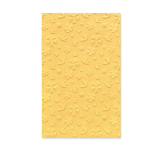 Sizzix - Multi-Level Textured Impressions Embossing Folder - Scattered Florals