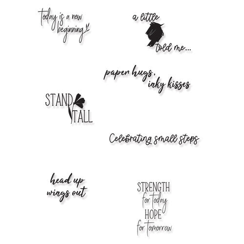 Sizzix - Clear Stamps - Wings Out
