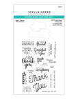 Spellbinders - Cardmaker II Collection - Clear Stamps & Dies - Many Thanks
