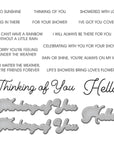 Spellbinders - Showered with Love Collection - Clear Stamps & Dies - I've Got You Covered