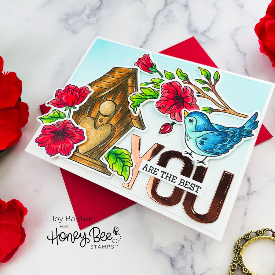 Honey Bee Stamps - Clear Stamps - Love is in the Air