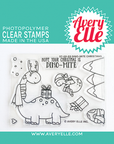 Avery Elle - Clear Stamps - Dino-Mite Christmas
