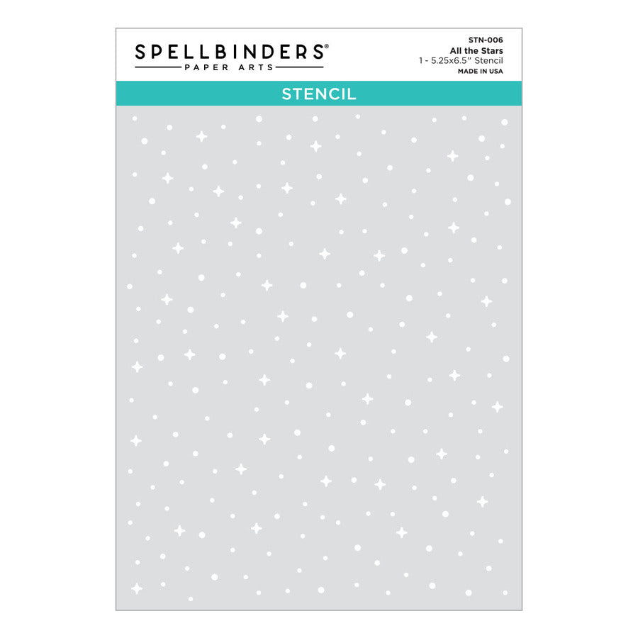 Spellbinders - Christmas Traditions Collection - Stencils - All the Stars