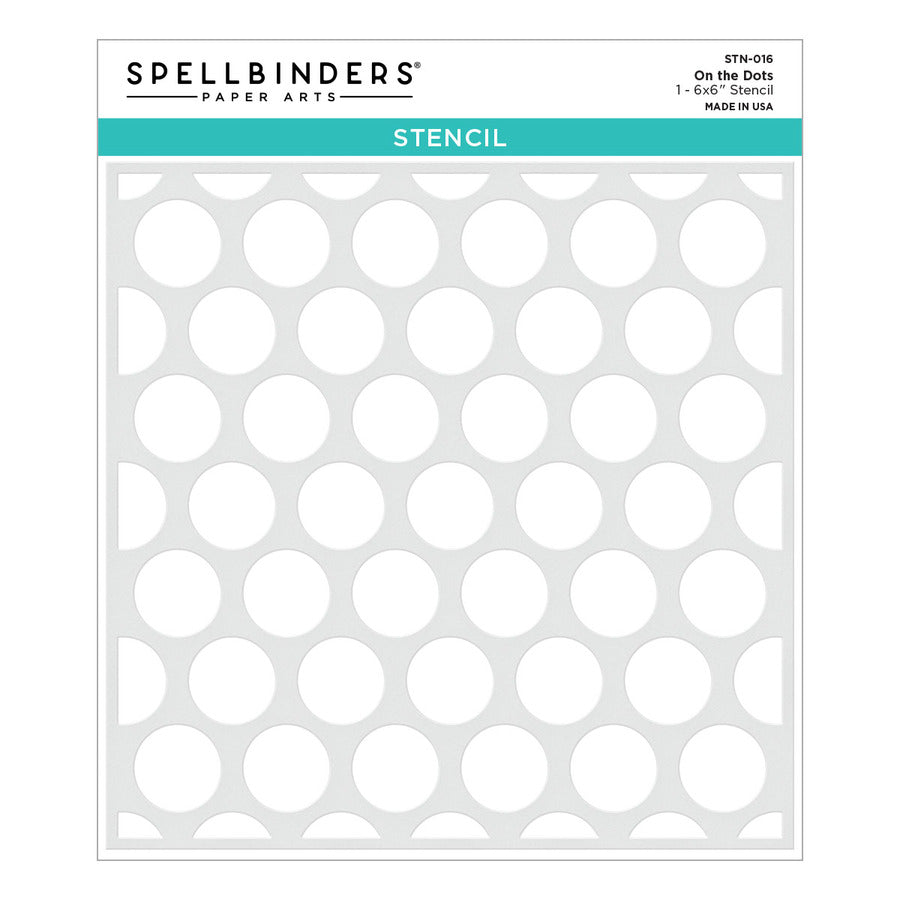 Spellbinders - Birthday Celebrations Collection - Stencils - On the Dots