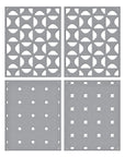 Spellbinders - Sealed by Spellbinders Collection - Stencils - Layered Geometric Flower