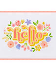 Spellbinders - Layered Stencils Collection - Stencils - Floral Hello