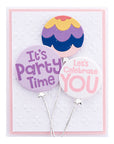 Spellbinders - Birthday Celebrations Collection - Clear Stamps - It's Party Time