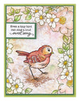 Stampendous - Spring Collection - Clear Stamps - Sweet Song