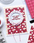 Catherine Pooler Designs - Cling Stamps - Cozy Plaid Background