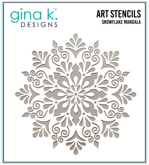 Gina K. Designs - Stencils - Snowflake Mandala