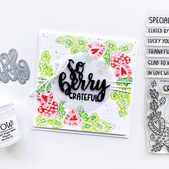 Catherine Pooler Designs - Clear Stamps - So Berry Sentiments