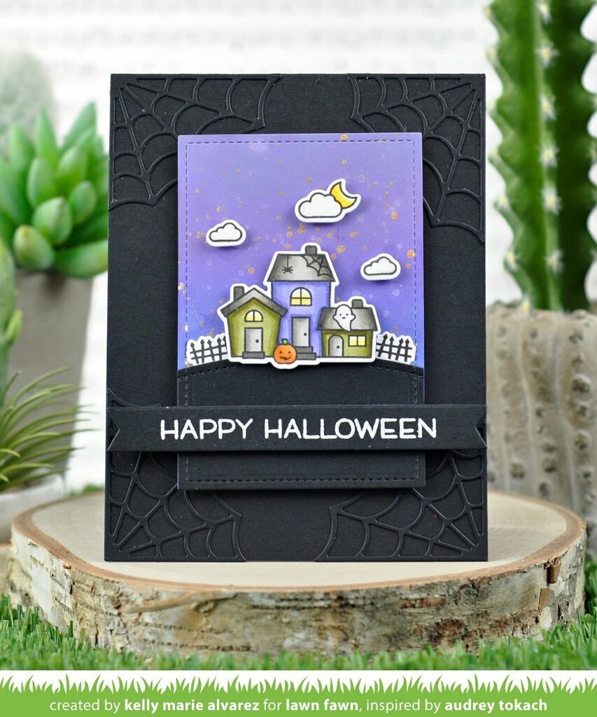 Lawn Fawn - Clear Stamps - Spooky Village