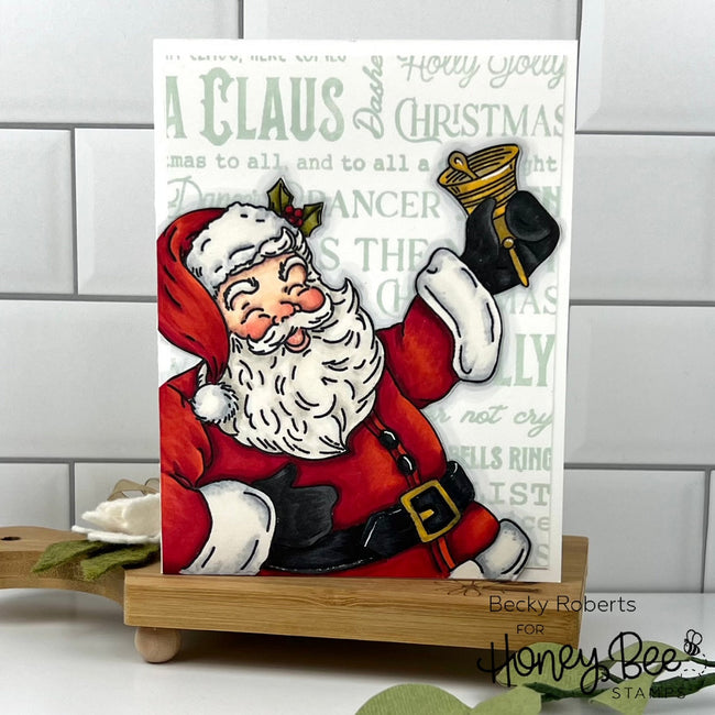 Honey Bee Stamps - Clear Stamps - St. Nick