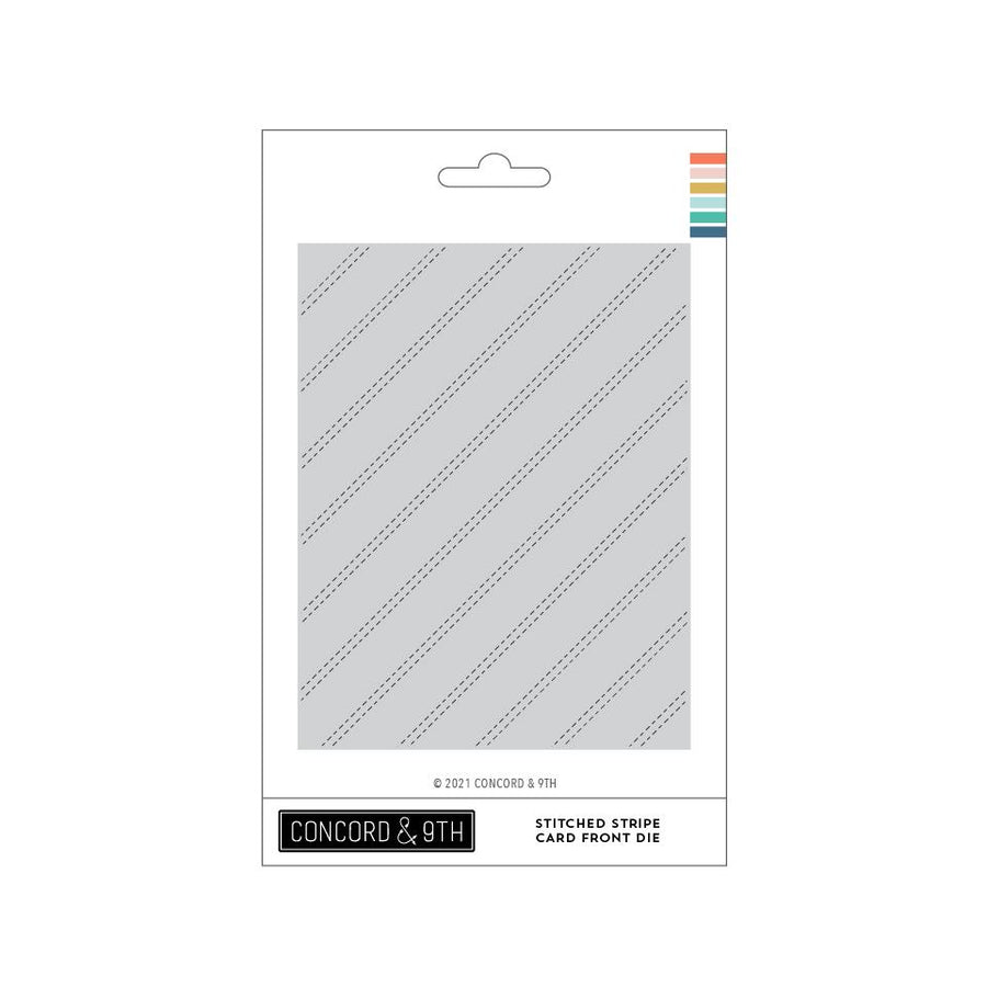 Concord & 9th - Dies - Stitched Stripe Card Front
