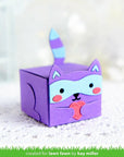 Lawn Fawn - Lawn Cuts - Tiny Gift Box With Raccoon & Fox Add-On