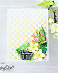 Honey Bee Stamps - Honey Cuts - Garden Lattice Cover Plate - Top
