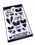 Catherine Pooler Designs - Clear Stamps - Two Part Hearts