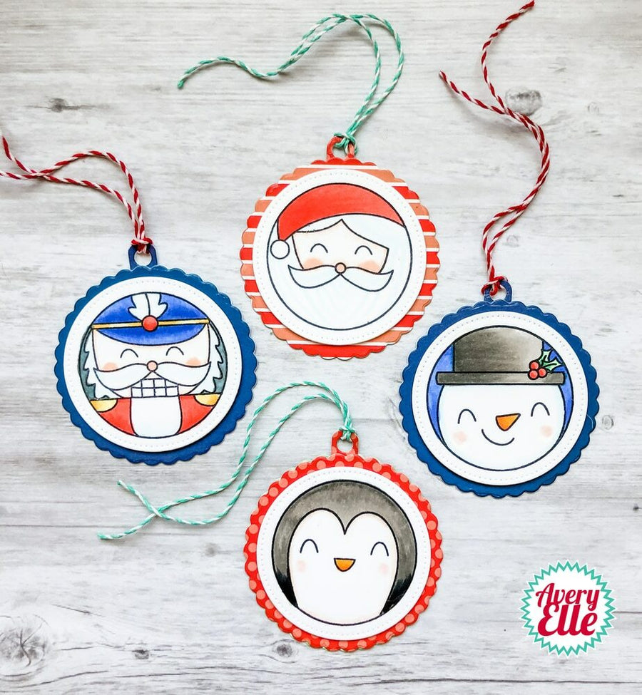 Avery Elle - Elle-ments Dies - Holiday Circle Tags